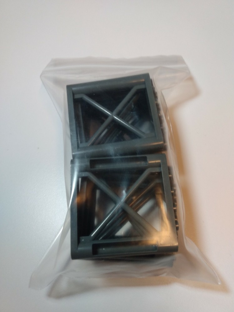 Compatible with Lego 64448 Dark Grey Support 1x6x5 Girder Rectangular— 10 Pieces