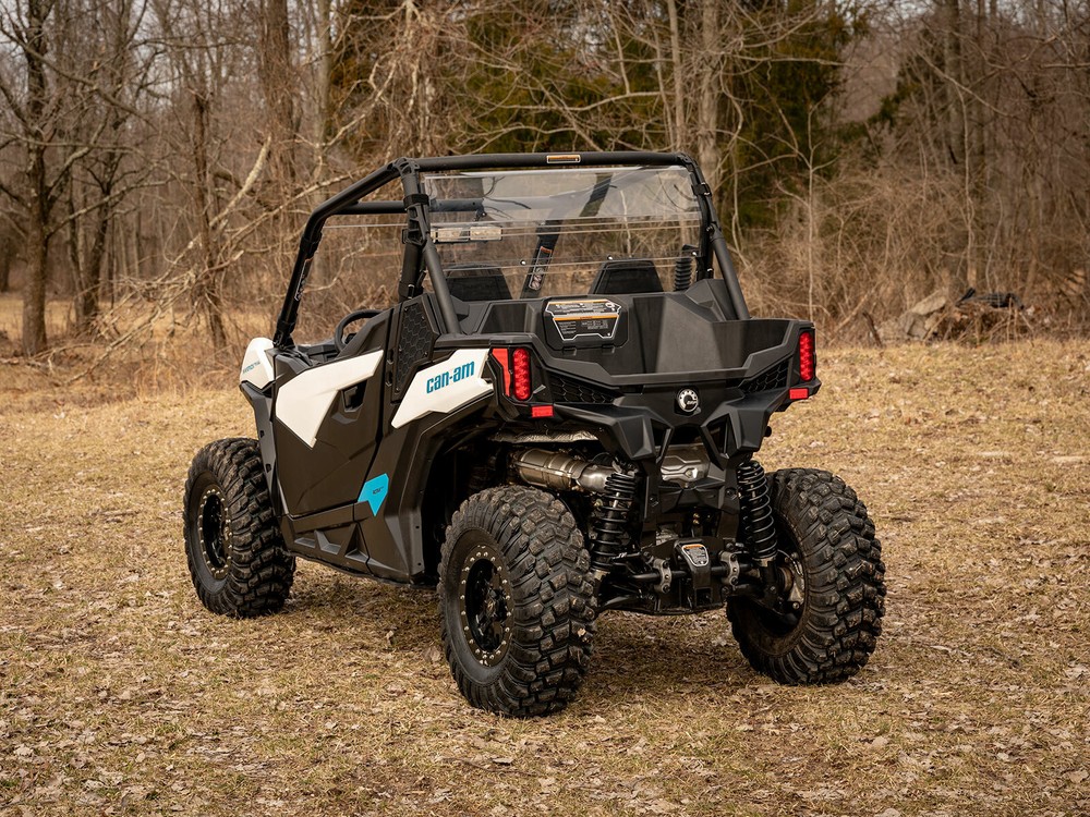 SuperATV Clear Rear Windshield for Can-Am Commander