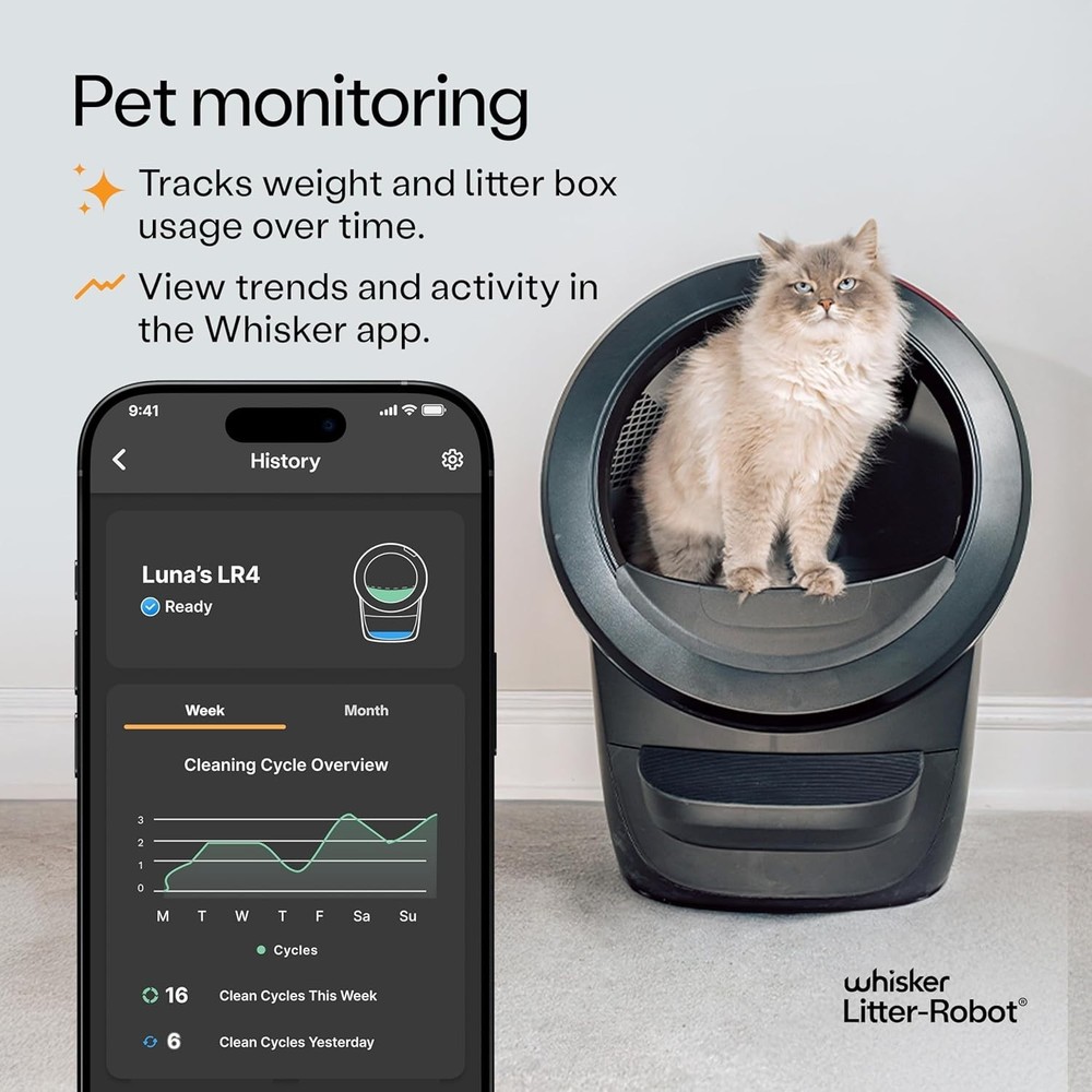 Litter-Robot 4 Supply Bundle, Black - Automatic, Self-Cleaning Cat Litter Box