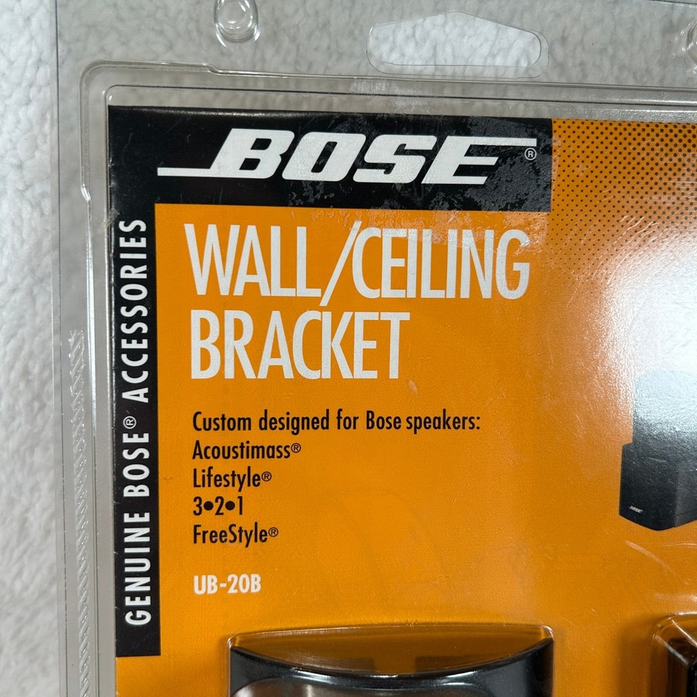 Bose UB20B Genuine Wall Ceiling Speaker Bracket Mount System Black Hardware