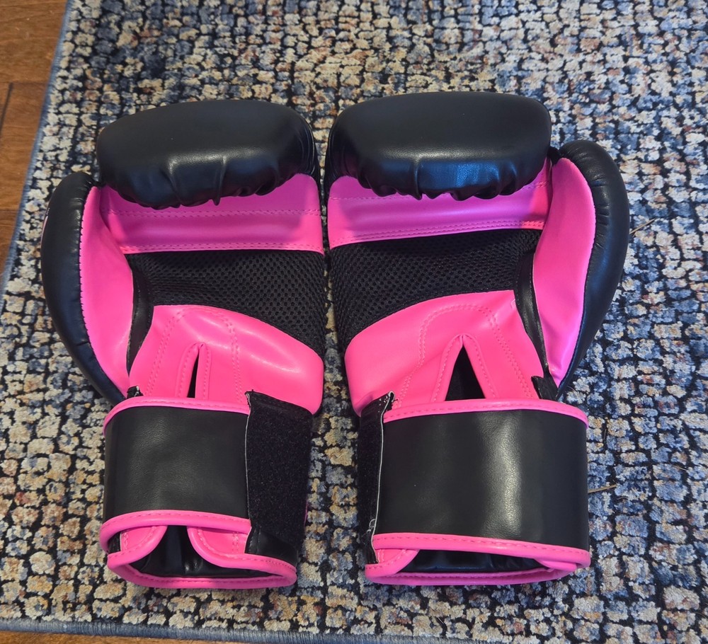 Pink & Black Boxing Gloves