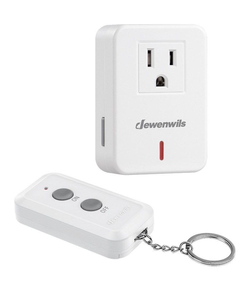 DEWENWILS Wireless Light Switch Kit Remote Control Outlet 100FT Range