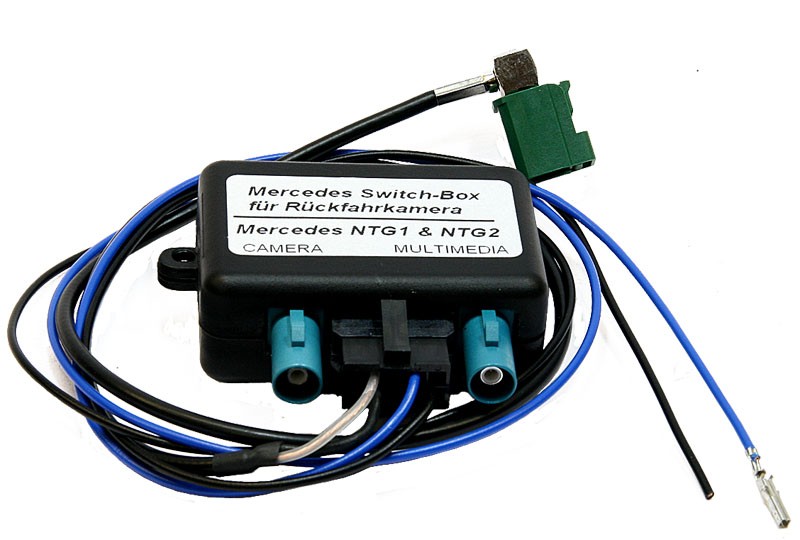 Switch Box for Rear View Camera for Mercedes Command Systems and Land Rover Navi