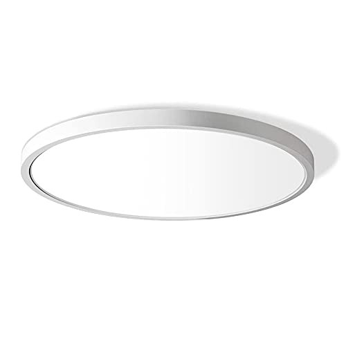 LED Flush Mount Ceiling Light Fixture, 5000K 3200LM, 12 Inch Daylight White