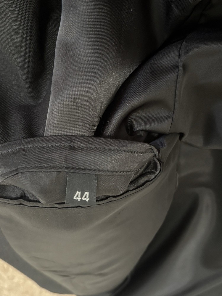 Classic Collection Blazer Mens 44 Black Solid Two-Button