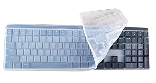 Silicone keyboard Skin Compatible for Logitech MX Mechanical Wireless Clear