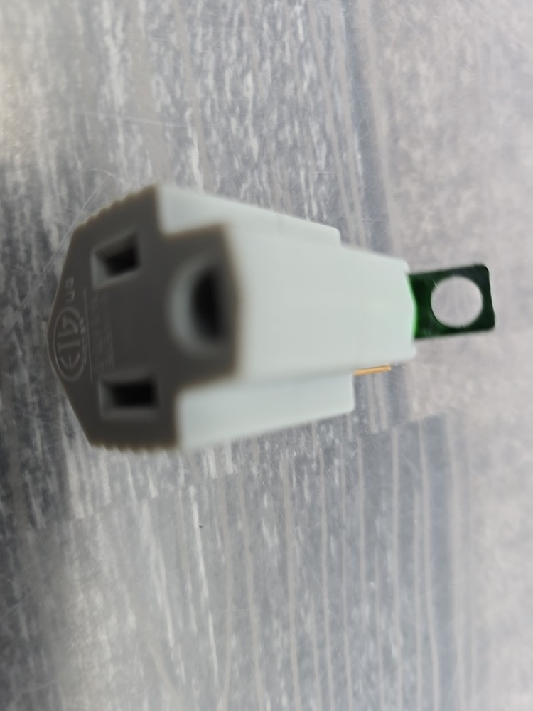 Single to Single Gray 2-Wire to 3-Wire Adapter (D3)
