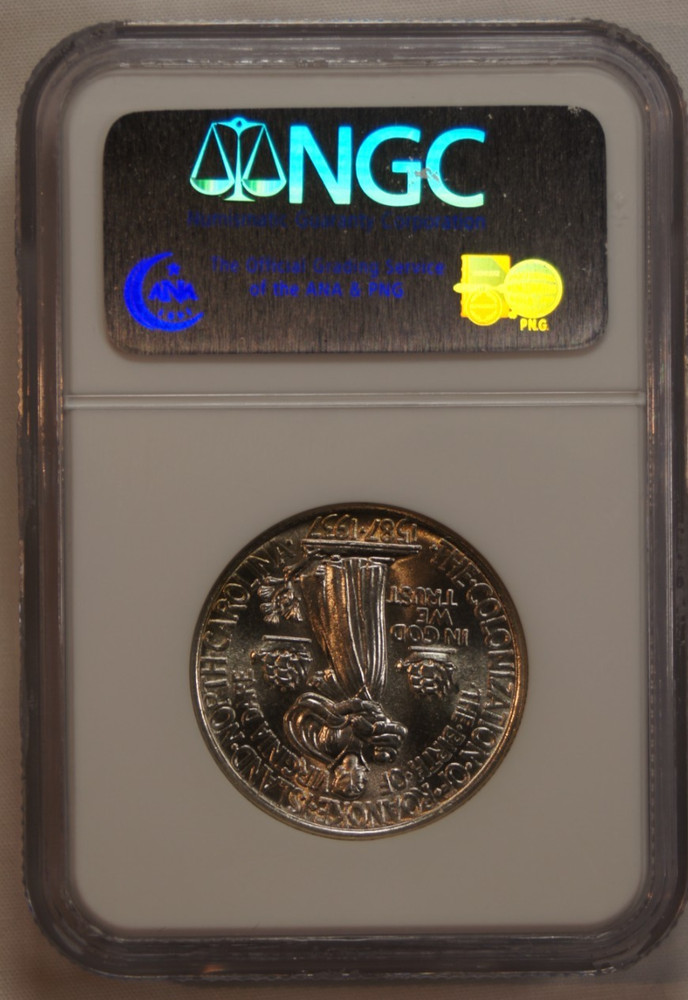 1937 Roanoke Half Dollar Commemorative - NGC MS65