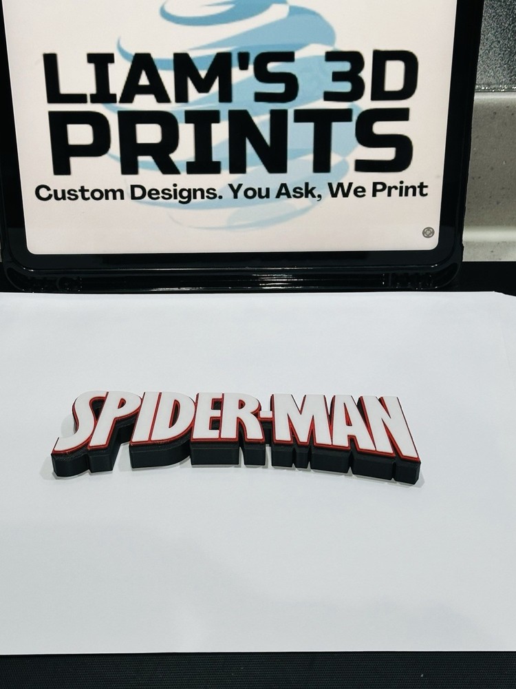 Decorative Spider-Man Spiderman logo Sign Display Comic Superhero Pop Marvel