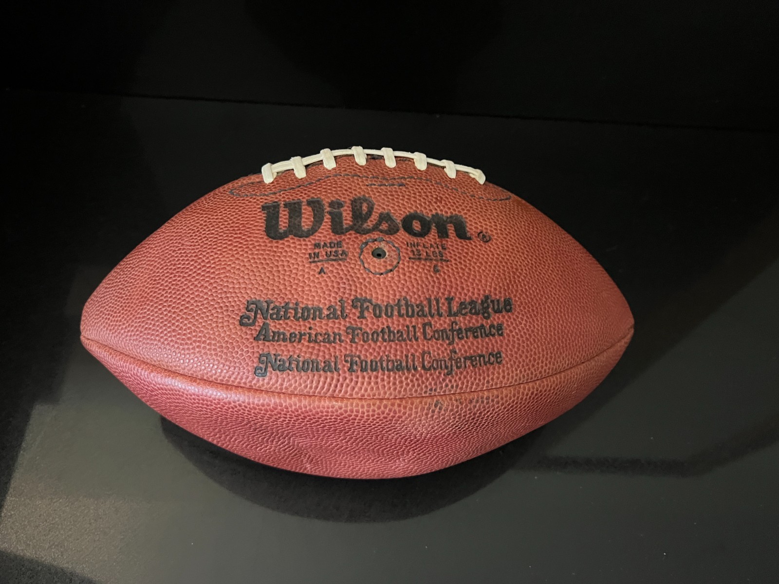 1970'S Pete Rozelle OAKLAND RAIDERS GAME USED WILSON PRO FOOTBALL EQUIP MANAGER