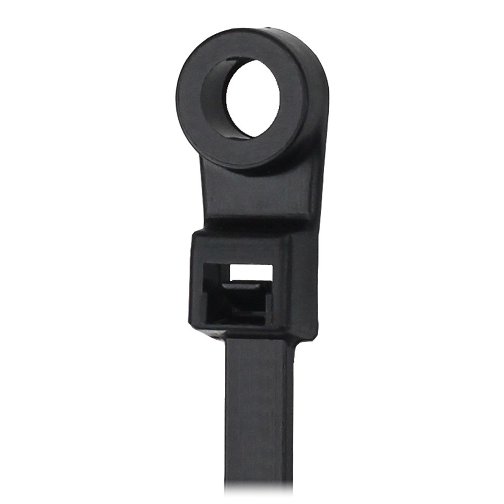 Pacer CTMR2S-100BK 8" Cable Tie w/ Mounting Ring