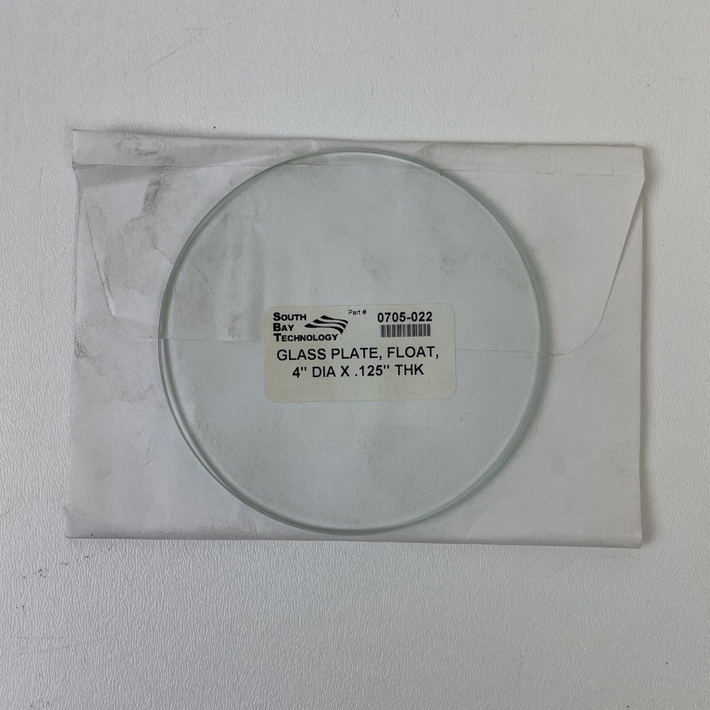 Flat Glass Lapping Plate Sharpening System Flat Float Plate 4" DIA X 0.125"THK