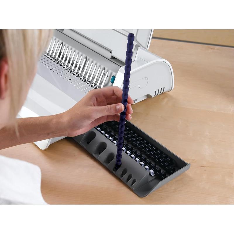 Binding Machine Comb Manual Punch 300 Sheets Edge Guide Storage Accurate Durable