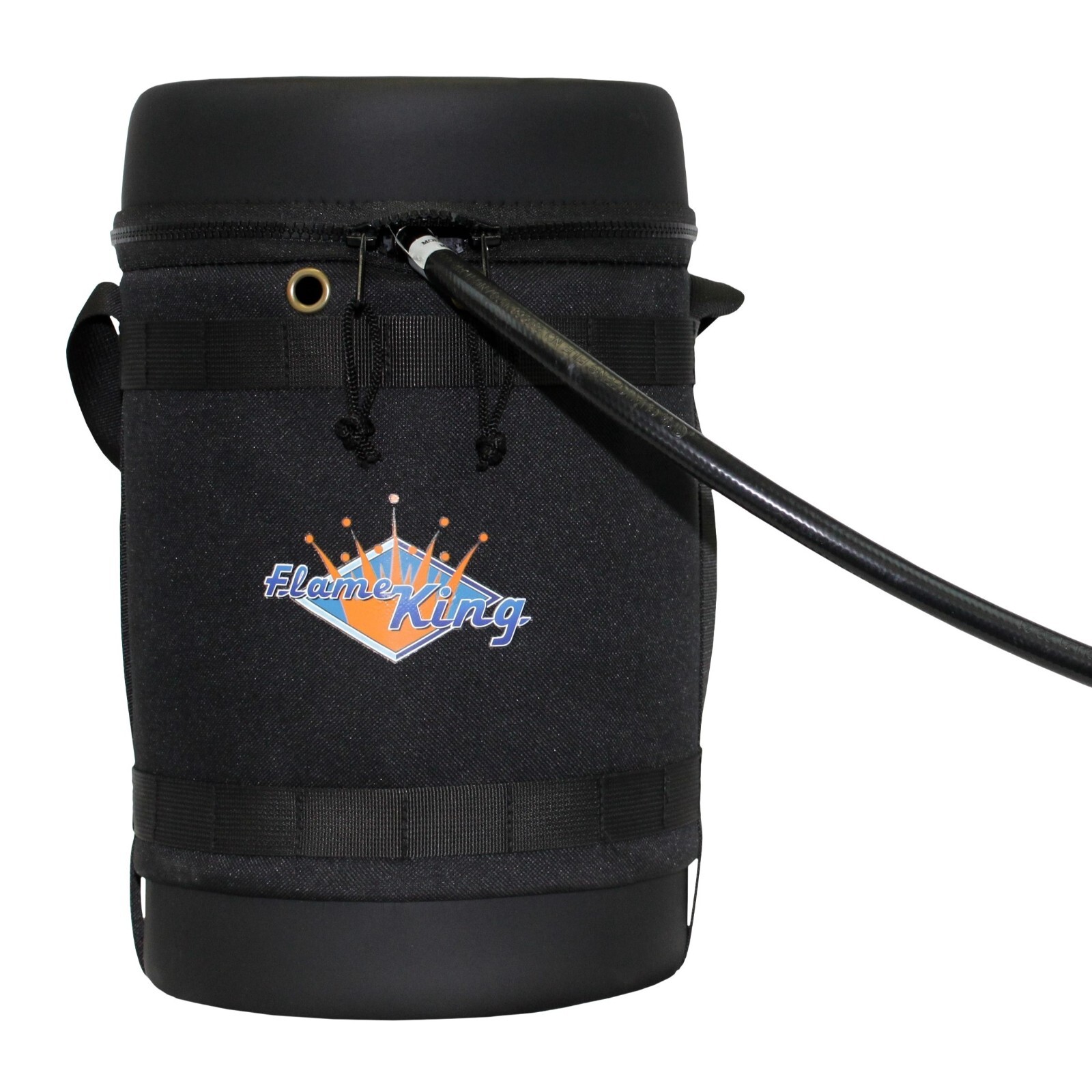 Insulated Protective Carry Case, 5LB Propane Tank and Adapter Hose for Outdoors