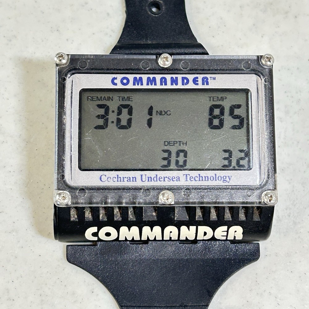 COCHRAN UNDERSEA TECHNOLOGY COMMANDER K13321 DIVE COMPUTER