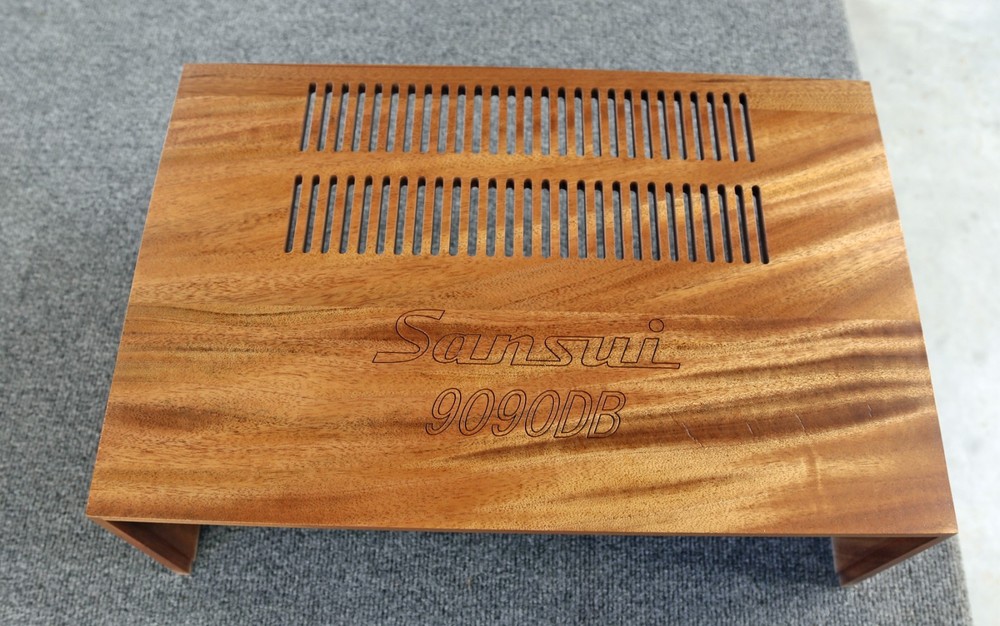 Sansui 8080/9090 Custom Made Cabinet Solid American Black Walnut