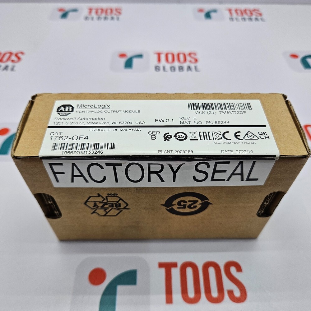 Allen Bradley 1762-0F4 / B Micrologix Analog Output Module New
