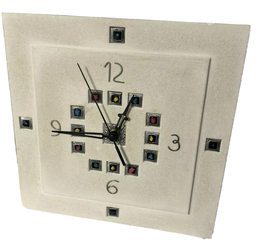 Jerusalem Stone Wall Clock, FREE Shipping