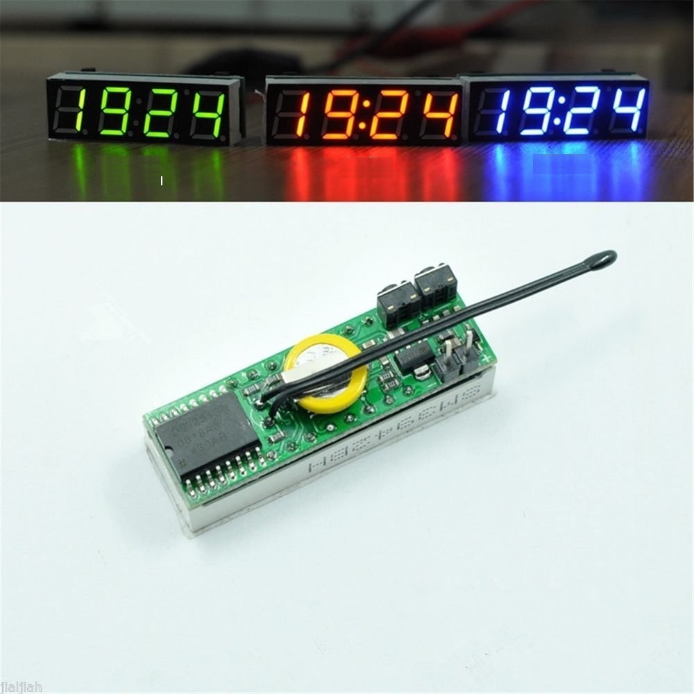 Red 3 in 1 LED DS3231SN Digital Clock Temperature Voltage Module DIY Electronic