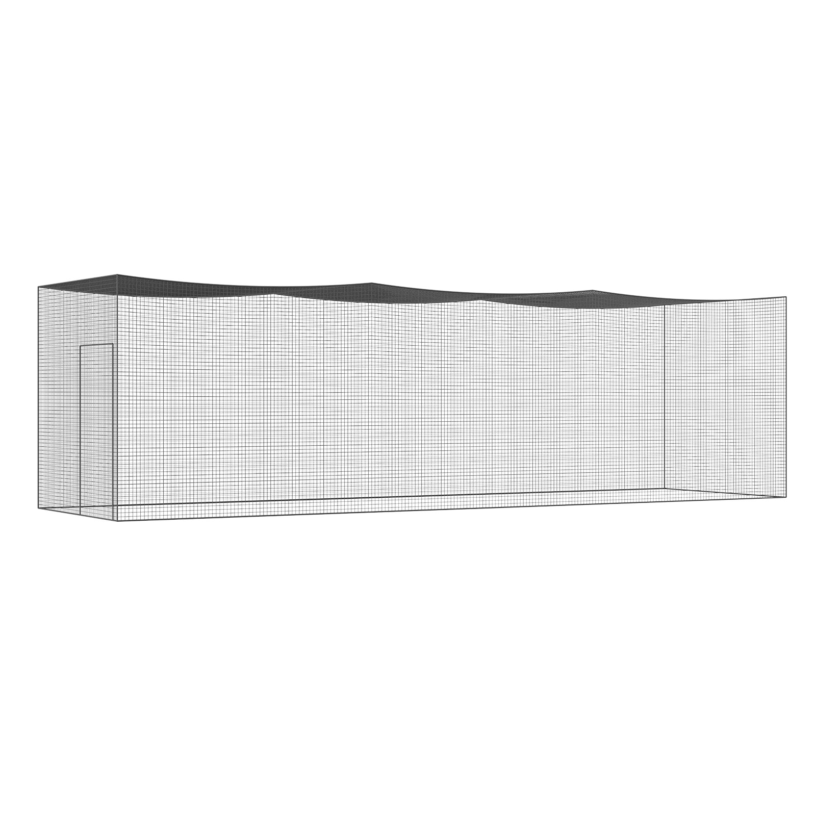 VEVOR 35FT Softball Baseball Cage Netting Heavy Duty PE Pitching Batting Net