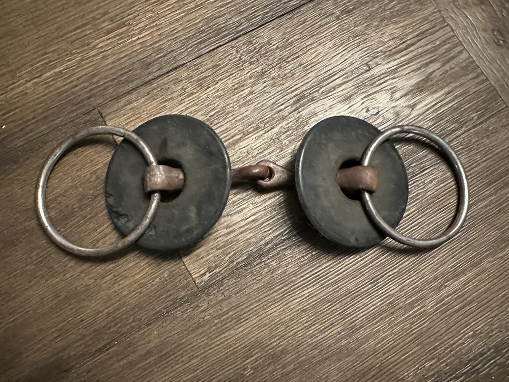 Horse Tack - 5” Loose Ring Snaffle Bit With Rubber Guards