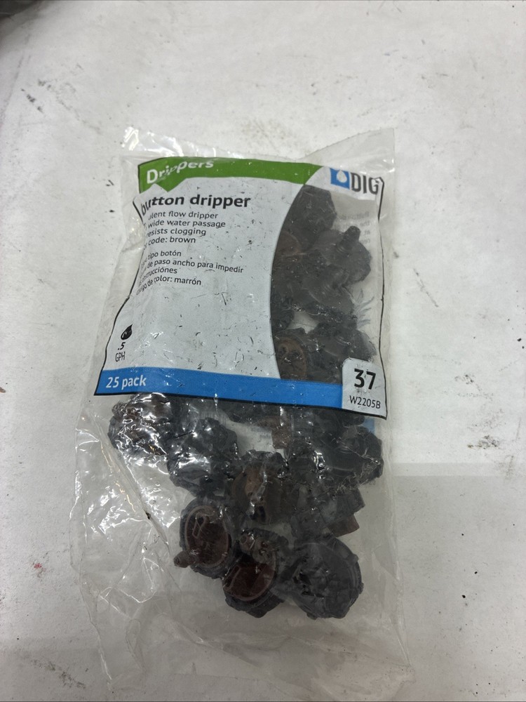 0.5 GPH Button Dripper (25-Pack)