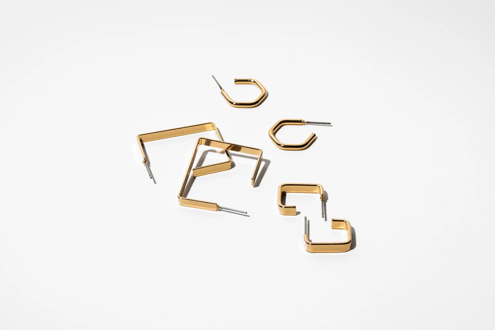 Square Trio Earrings