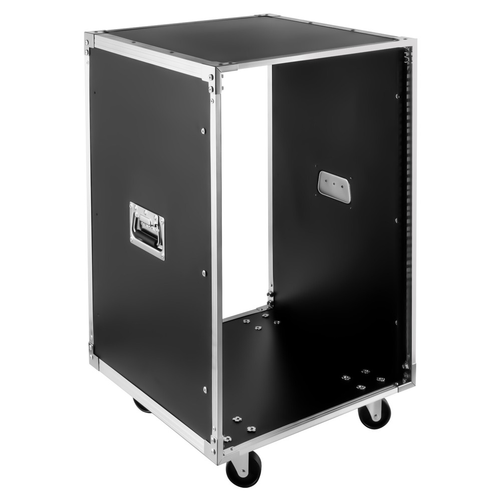 16U 19" Mobile Open Frame Rack Computer Audio Equipment Server Data Storage Rack