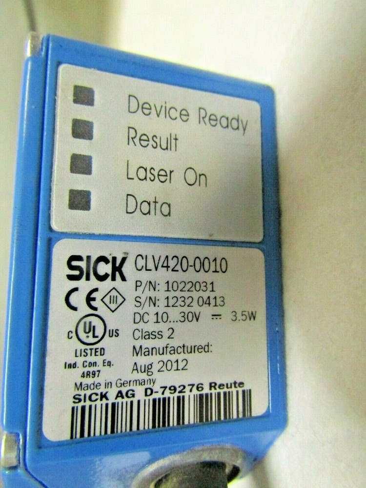 ✌️SICK CLV420-0010 MID RANGE BARCODE SCANNER 1022031