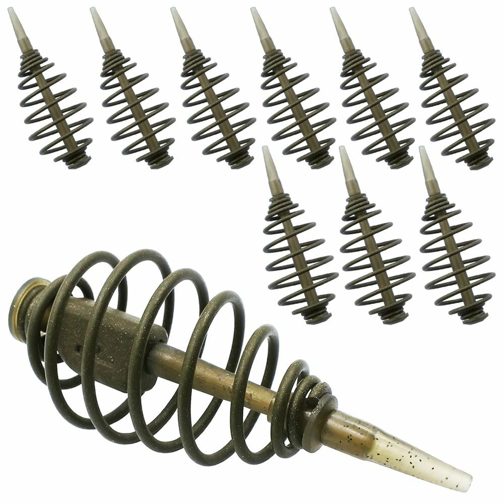 10 x SPRING Feeding Baskets 20-60 grams Life-ORANGE In Line Feeder Spiral Feed Baskets