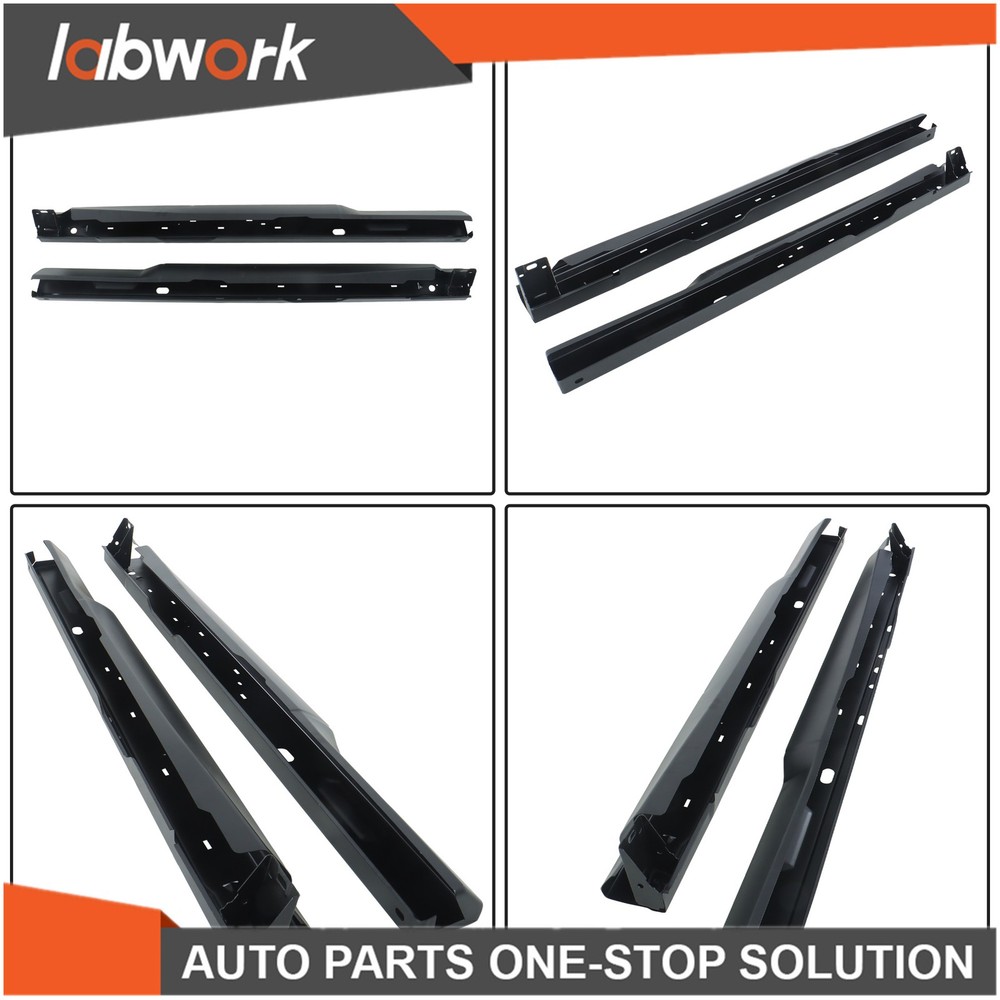Labwork Pair Rocker Panel Black For Ford Ranger 2Dr Extended Cab 1993-2011
