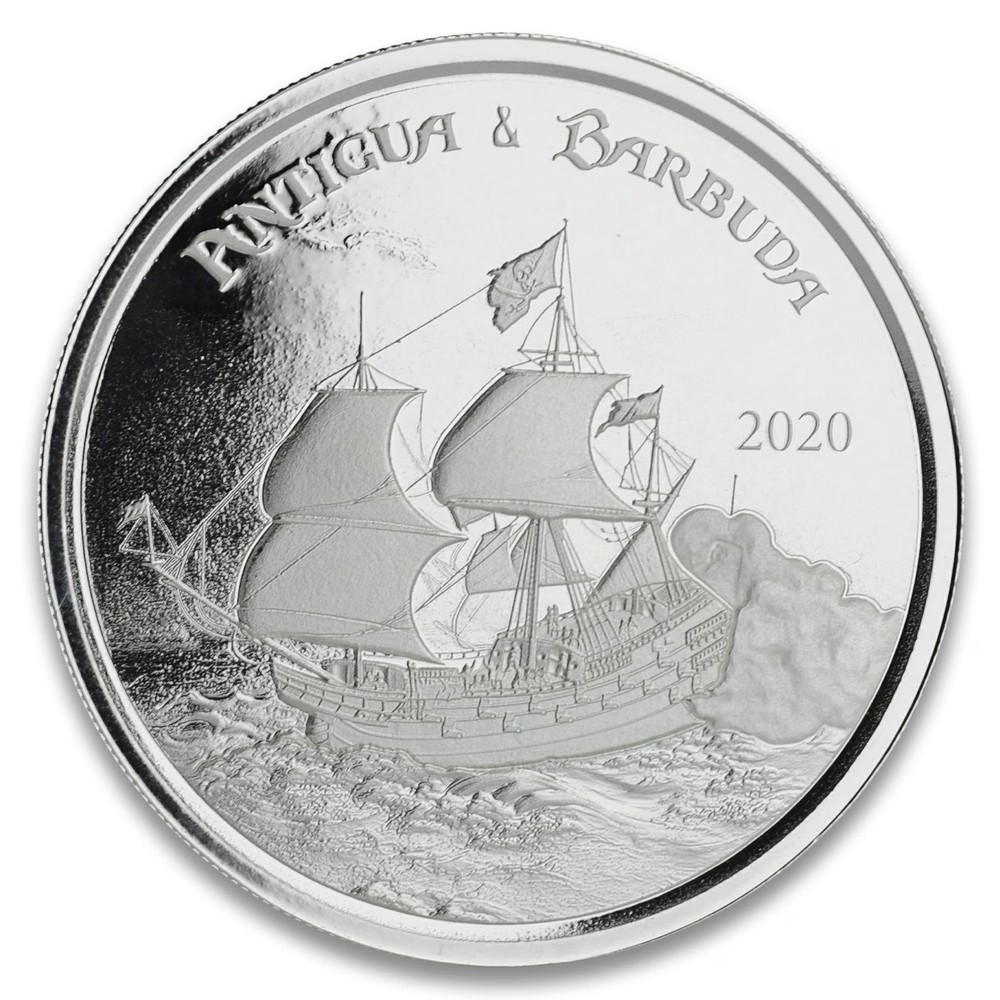 2020 Antigua & Barbuda Silver Rum Runner BU 1 oz
