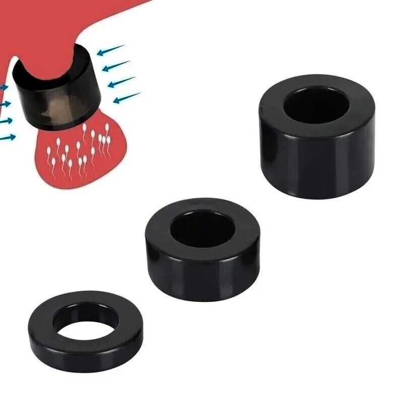Ball Stretcher Enhancer Squeeze Scrotum Testicle Silicone Ring Delay Ejaculation
