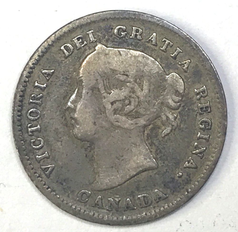 🇨🇦🇨🇦🇨🇦 CANADA 1888 Canada 5 cents silver 🇨🇦🇨🇦🇨🇦