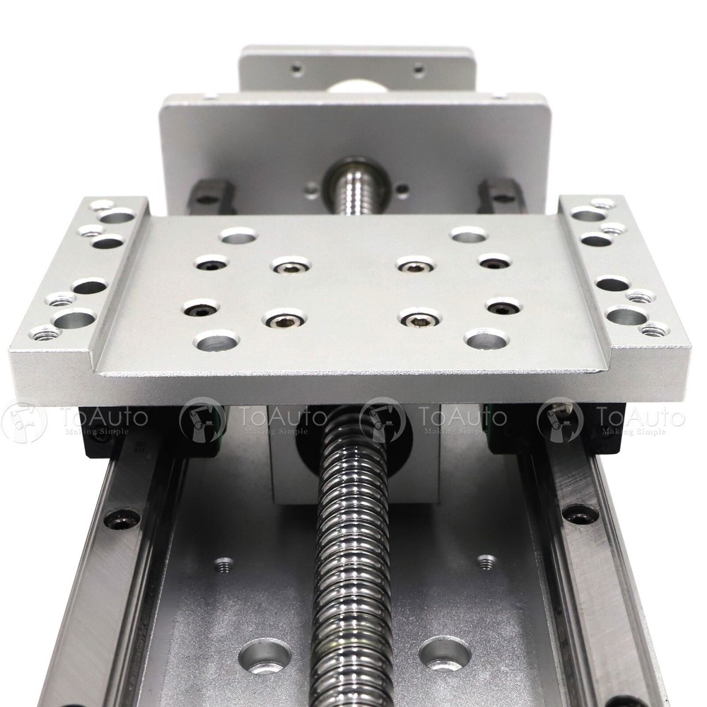 Heavy Load Linear Rail Sliding Module 100~1000mm Ballscrew Milling Table CNC