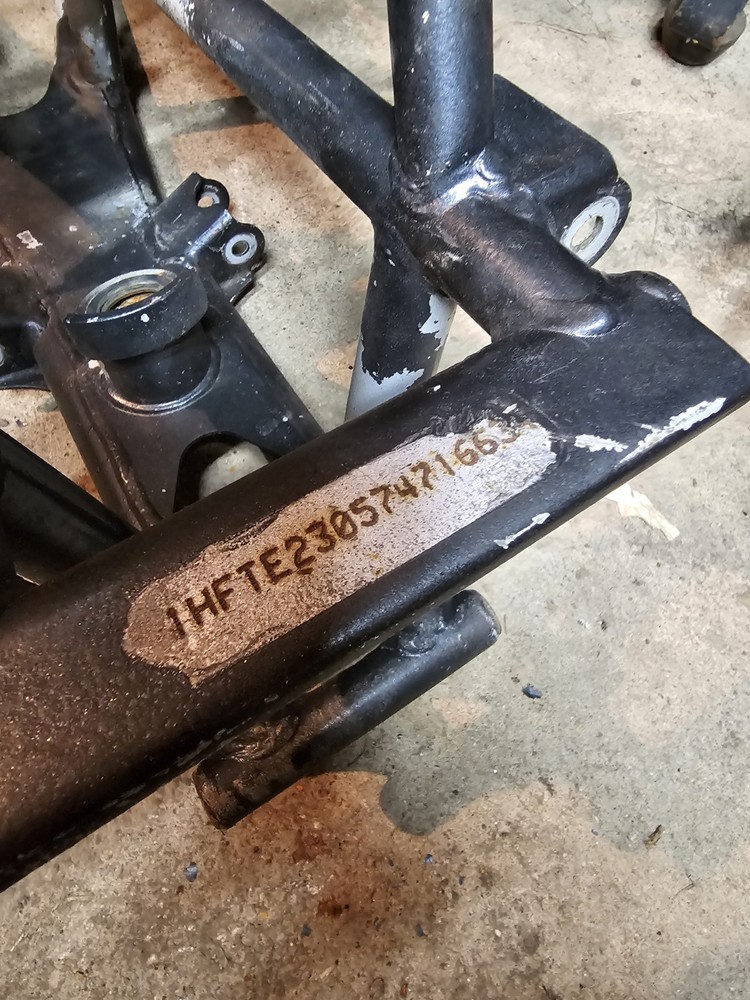 2007 Honda Trx 400EX Main Frame Sub Frame Chassis #5