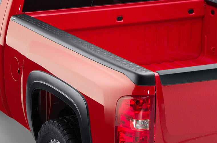 Bushwacker 49523 Bed Side Rail Protector Ultimate Style Textured Black
