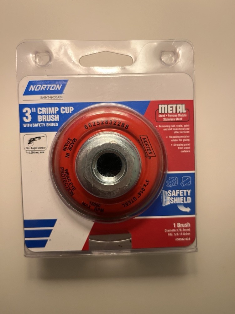 Norton 3-in Coarse Knot CupAngle Grinder