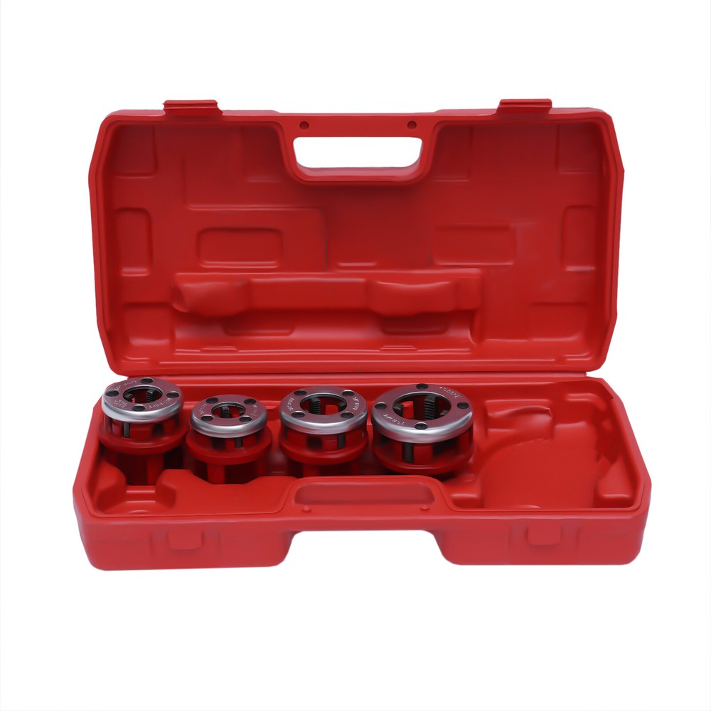 Pipe Threader Ratchet Type +5 Dies Set 1/2" UP TO 2" Pipe Cutter Threading Tool