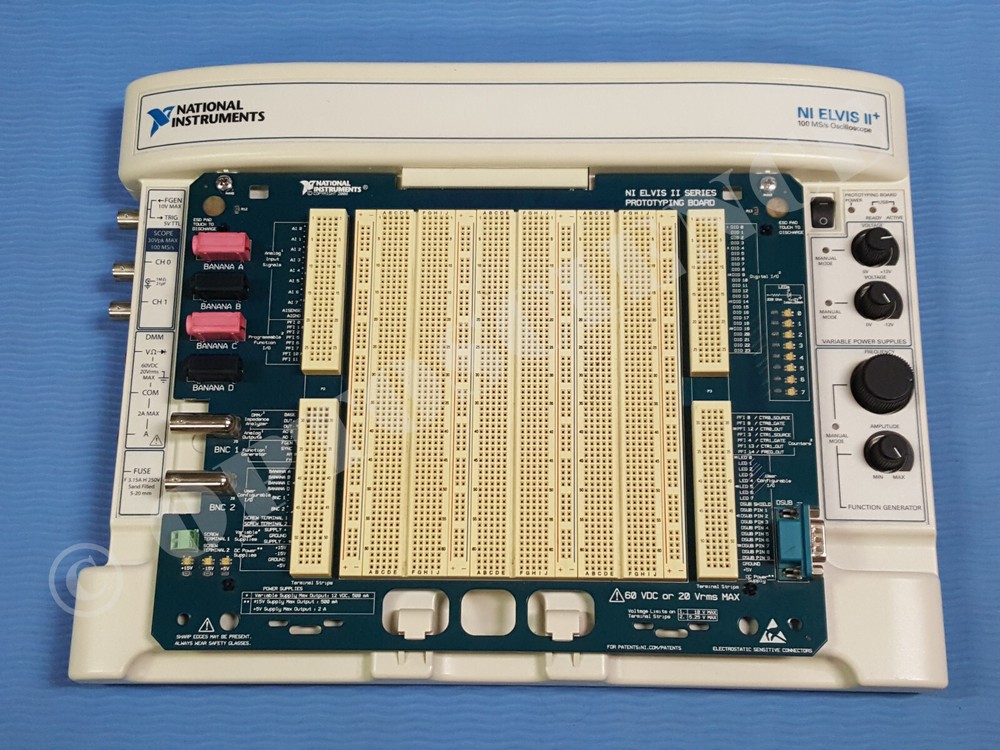National Instruments NI ELVIS II+ Platform with Prototyping Board