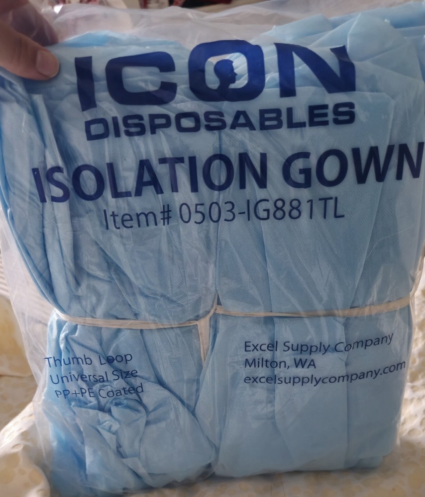 Icon Disposables Isolation Gown