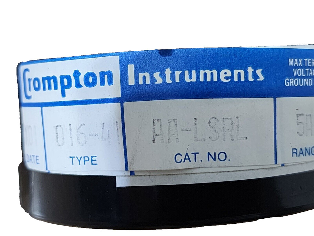 CROMPTON CRPM16130 A-C METER 0-200A TYPE: 016-020