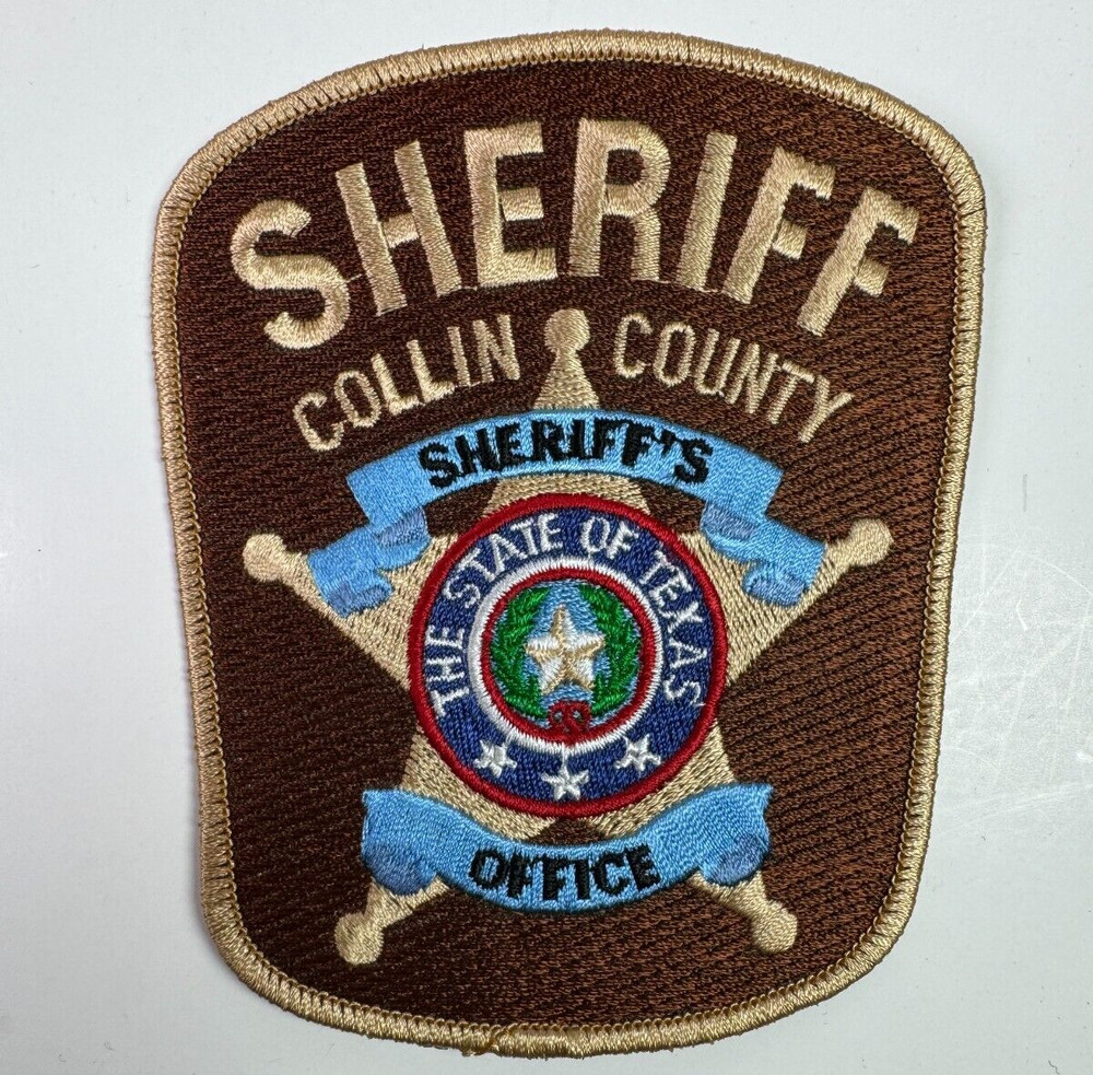 Collin County Sheriff Texas TX Patch E6C