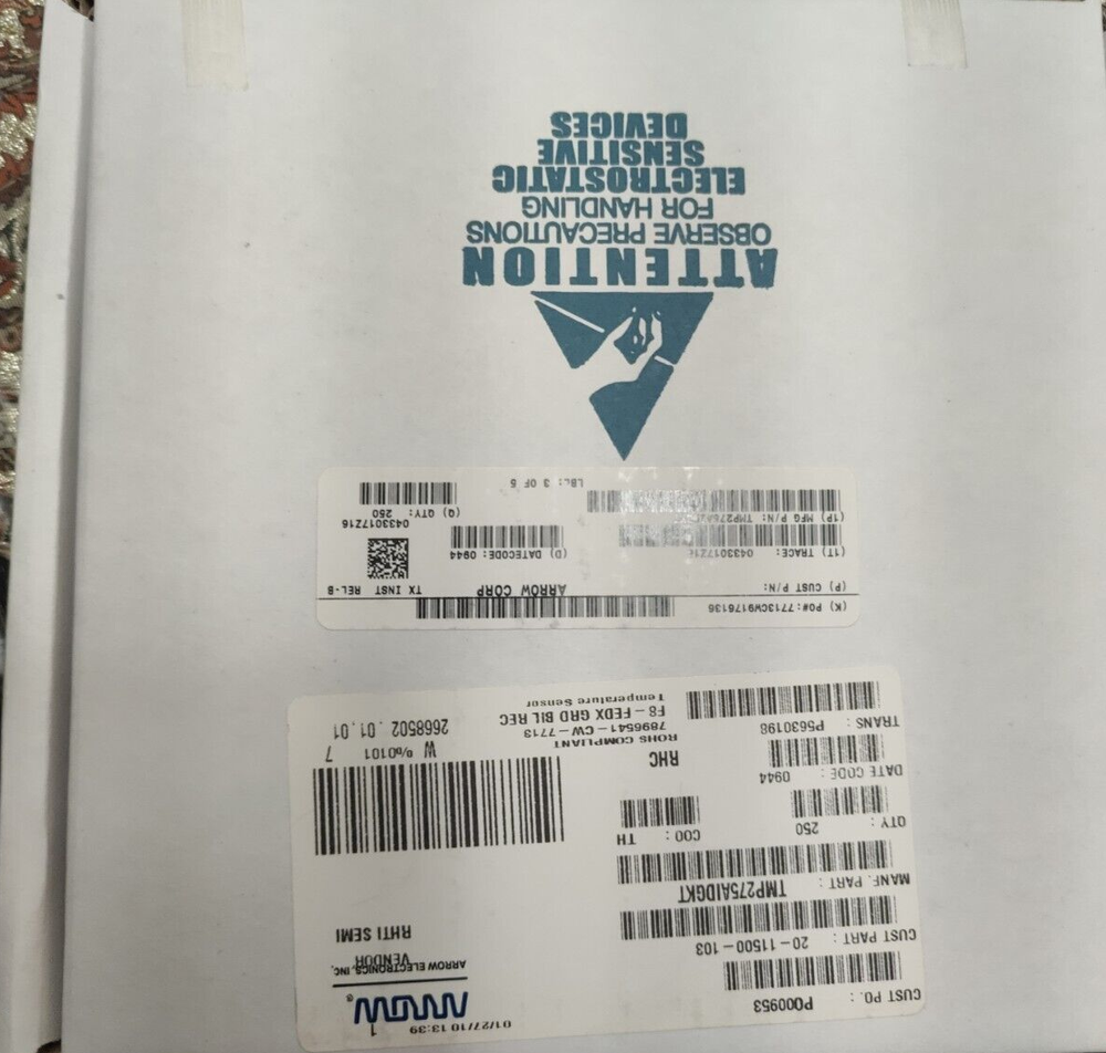 250x Texas Instrume TMP275AIDGKT Serial Switch/Digital Sensor, 12 Bit, 0.50Cel