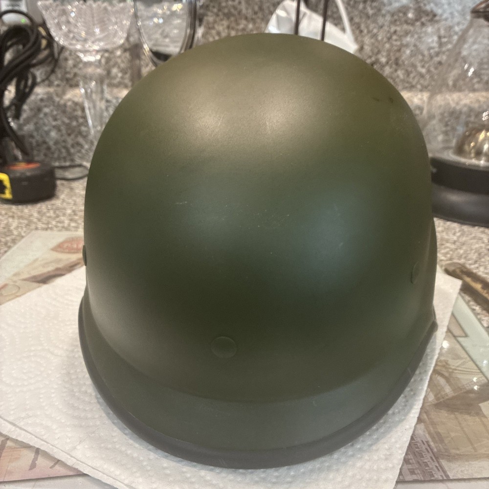 Airsoft Helmet Green ABS Plastic – Used