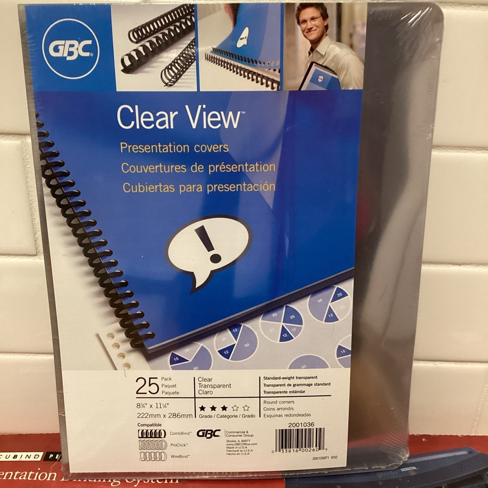 GBC Docubind Binding Machine Paper Comb Punch Binder Binding Covers Combs Lot