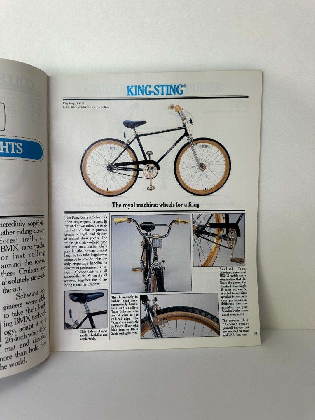 NOS original 1981 Schwinn Bicycle Full line CATALOG brochure Sting BMX