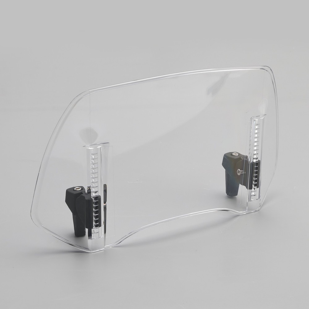 Universal Adjustable Windshield Clip On Wind Screen Deflector Extension Spoiler#