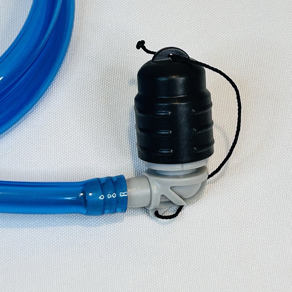 Hydration Pack Replacement Bite Valve Nozzle w/Tube & Cap On/Off for Camelback