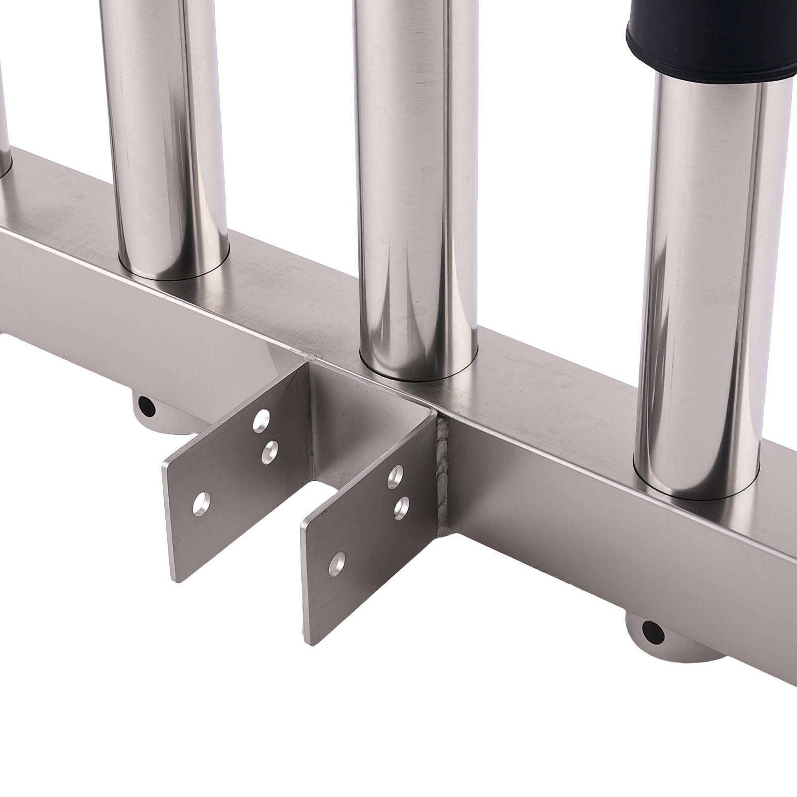 Stainless Steel Hitch Fishing Rod Holder 5 Link Tube for 2" Hitch Receivers